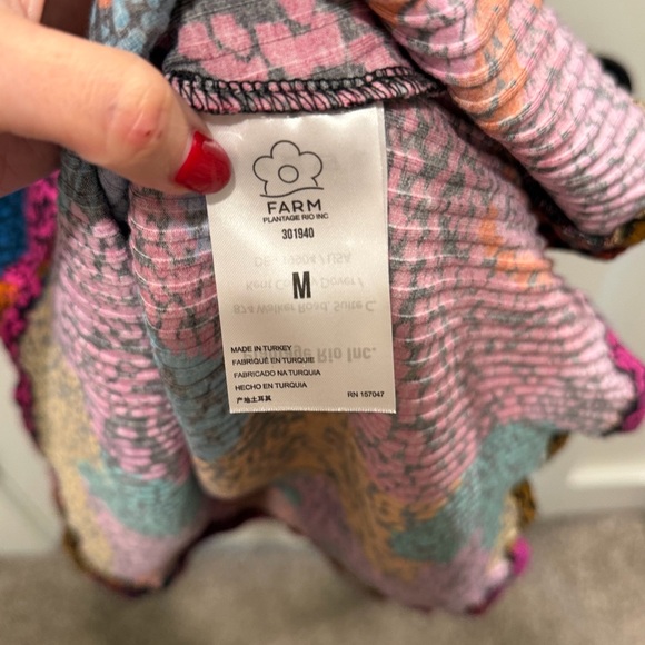 Farm Rio Abstract Leopard Midi Dress - Picture 3 of 3